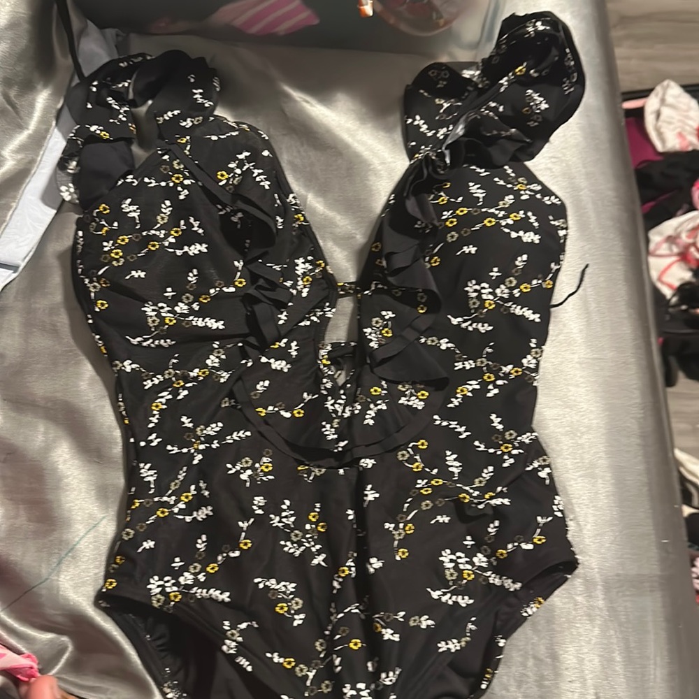 Michael Kors Floral One Piece Swimsuit
